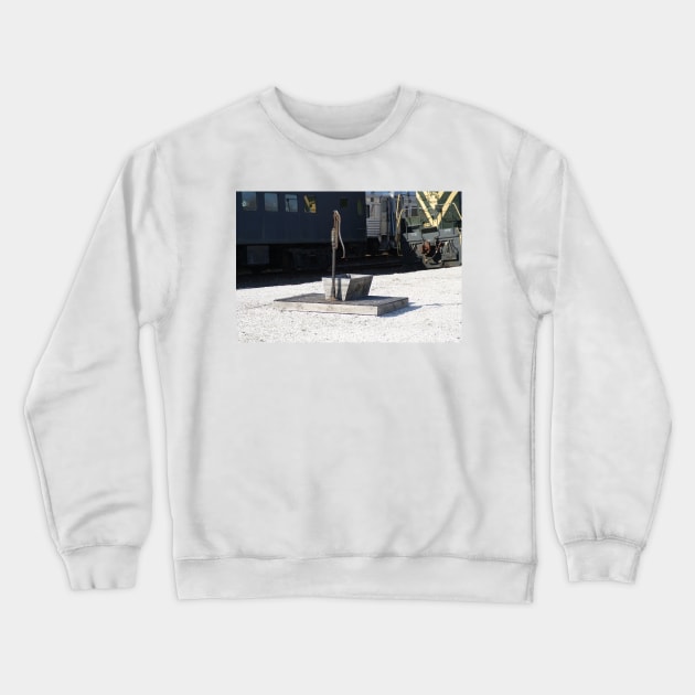 Cape May Shorelines Water Pump Crewneck Sweatshirt by PugDronePhotos